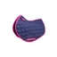 Hy Equestrian DynaMizs Ecliptic Close Contact Saddle Pad - Navy/Magenta